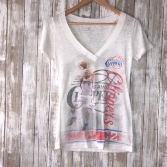 NBA Tops - NBA LA Clippers Blake Griffin Burnout Tee